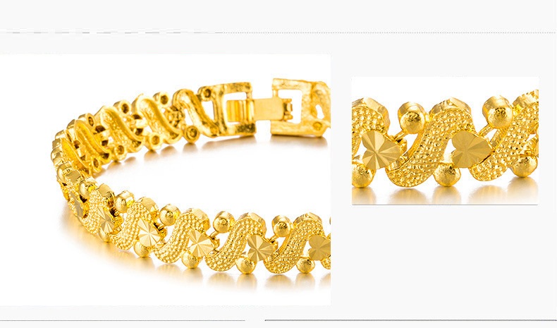 Women's Ethnic Flower Heart-shaped Bracelet 1