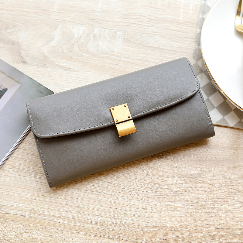 Ladies New Fashion Folding Wallet - Side View