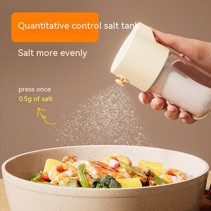 Quantitative Salt Jar - Close-up