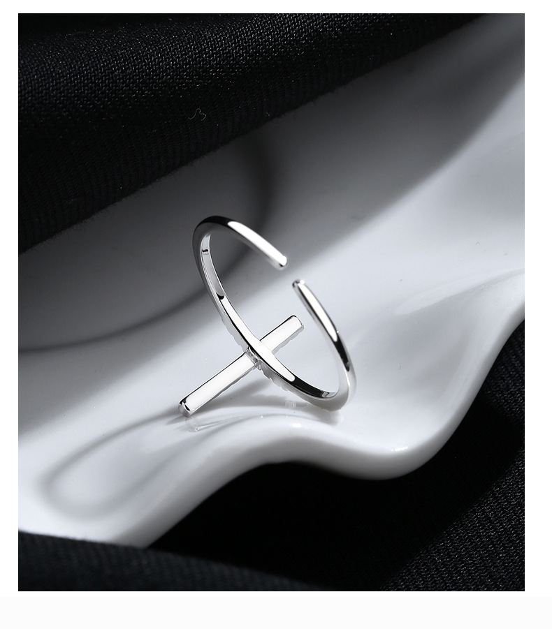 Cross Open Ring Image 4