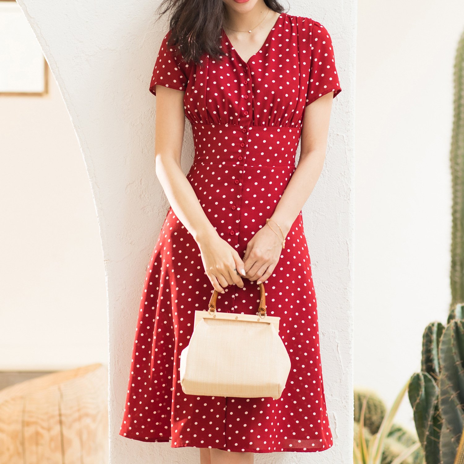 Red Vintage Dress