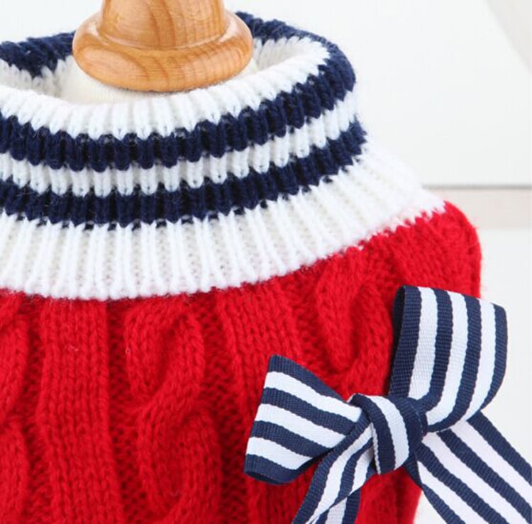 Red Sweater Detail
