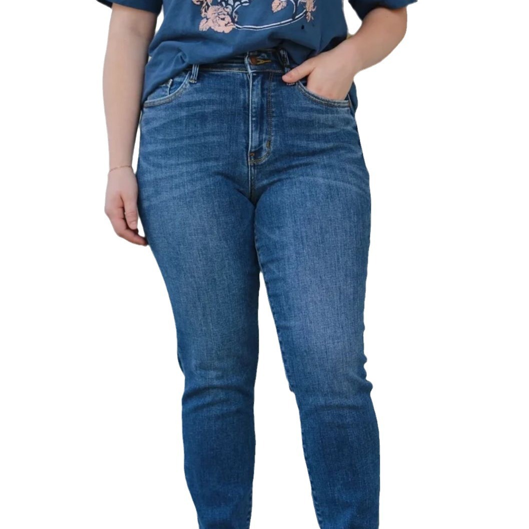 Women's Slim Pull-up Jeans - Image 6