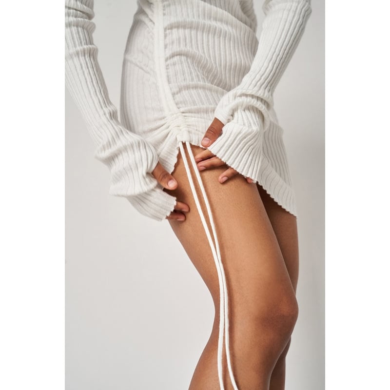 Women's Fashion Casual Turtleneck Slim Dress - Image 3