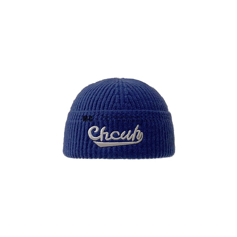 Women's Embroidered Letters Knitted Hat Image 4