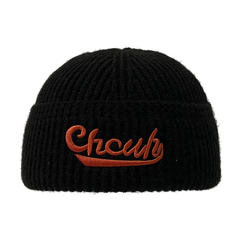 Women's Embroidered Letters Knitted Hat Image 5