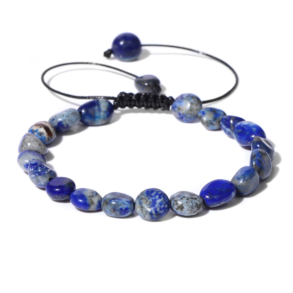 Natural Stone Traveling Irregular Beads Woven Bracelet 3