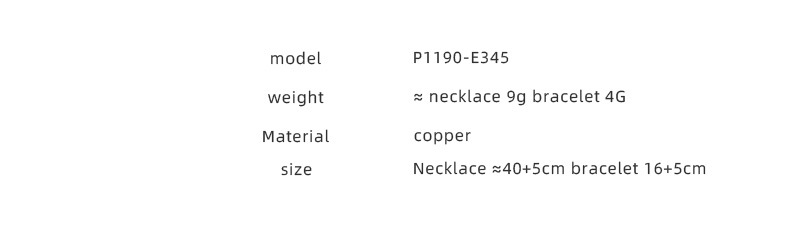 Copper Material Ring Buckle Necklace Bracelet 9