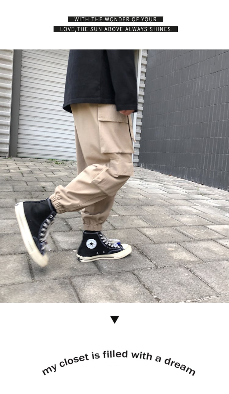 Hip-hop Loose Overalls Image 10