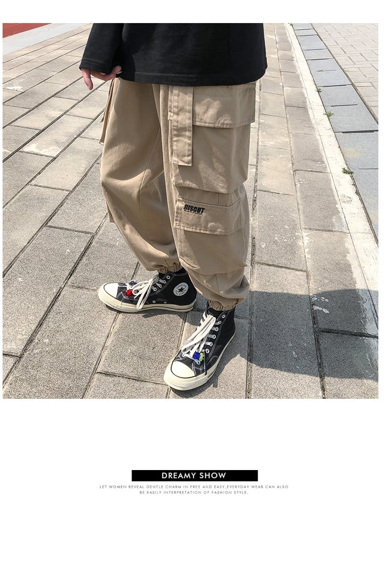 Hip-hop Loose Overalls Image 6