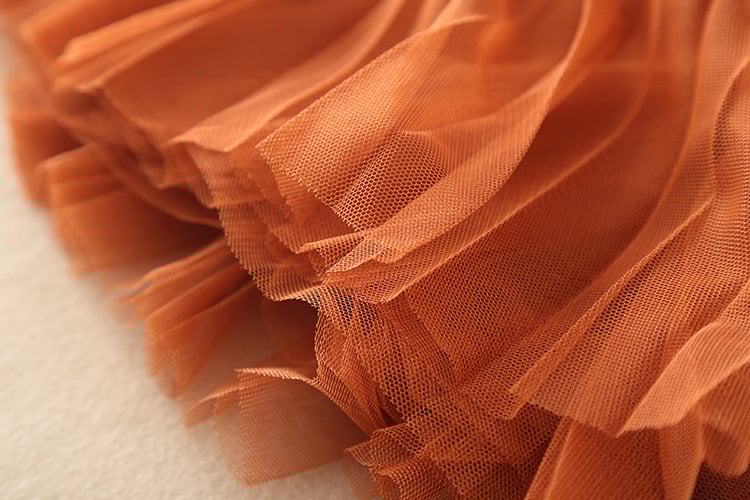 Pleated Mesh Skirt 11