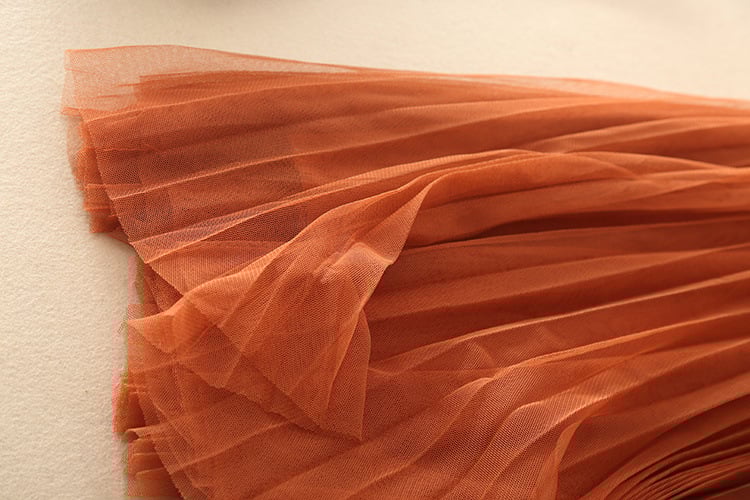 Pleated Mesh Skirt 10