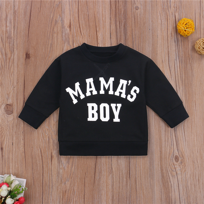Boys' Letters Printed Pullover Sweater Image 6