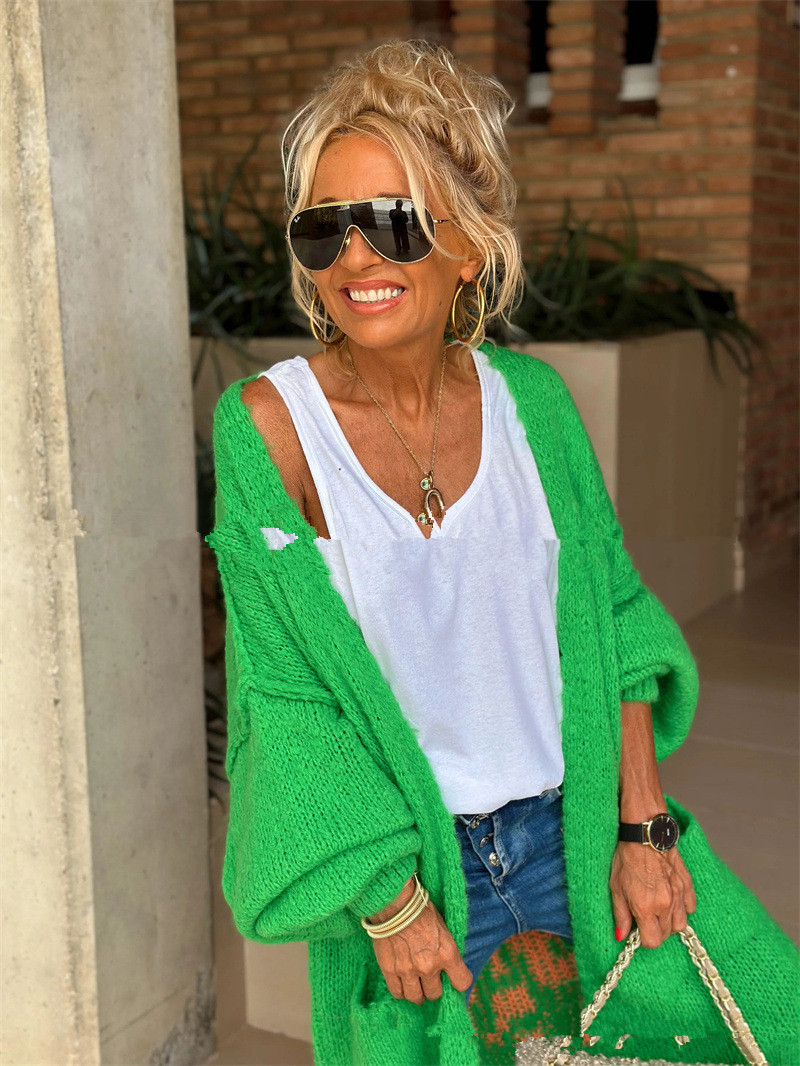 Jacquard Knitted Cardigan 13