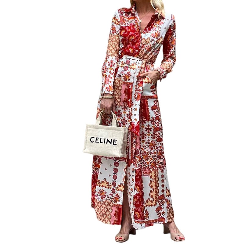 Women's Fashionable Printed Dress Image 6