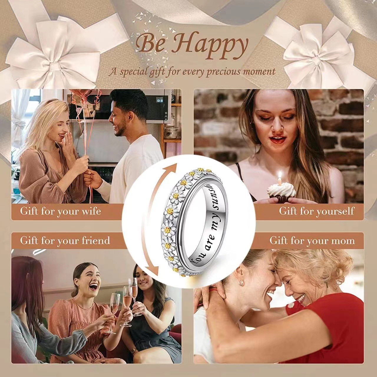 Rotatable Ring - Unique Style