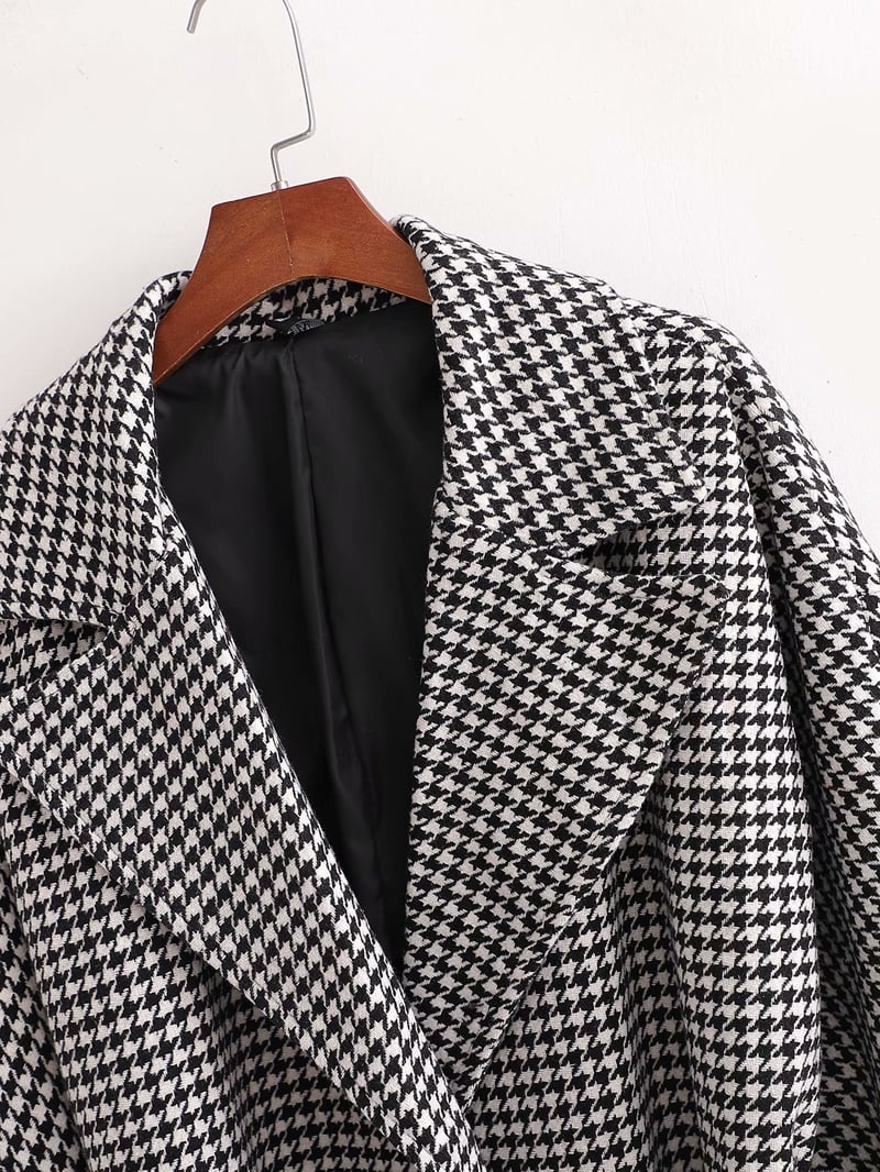 Houndstooth Coat Image 3