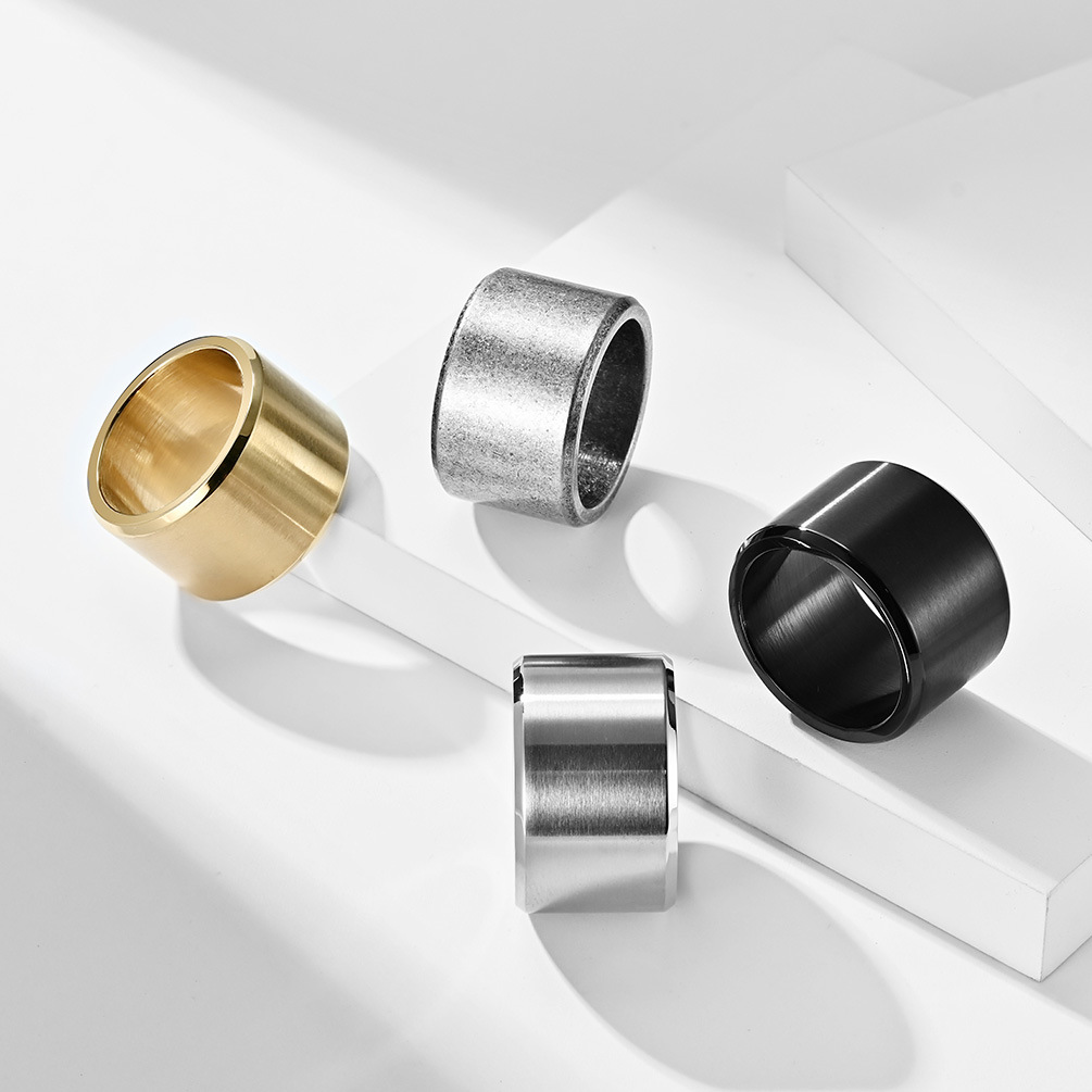 Anillo de Acero Inoxidable para Hombre en Distintos Colores