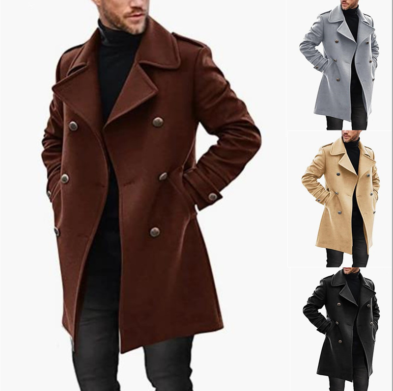 Woolen Men's Coat - Image 2