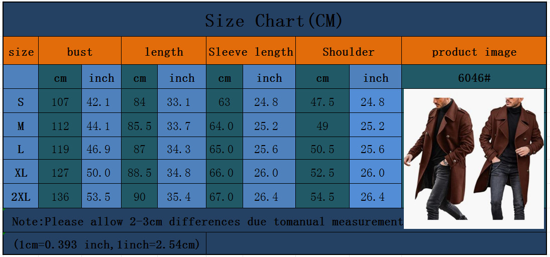 Woolen Men's Coat - Image 1