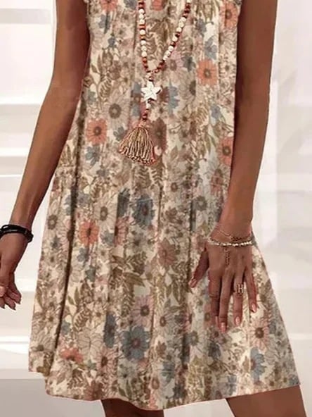 Casual Loose Floral Dress