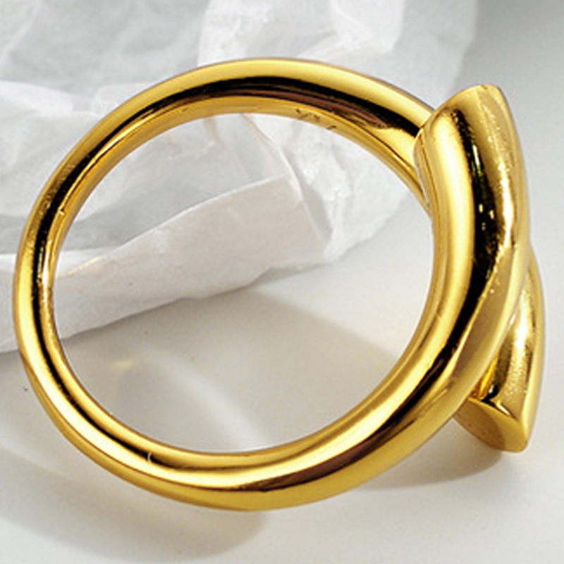 Geometric Lines Minimalist Ring 5