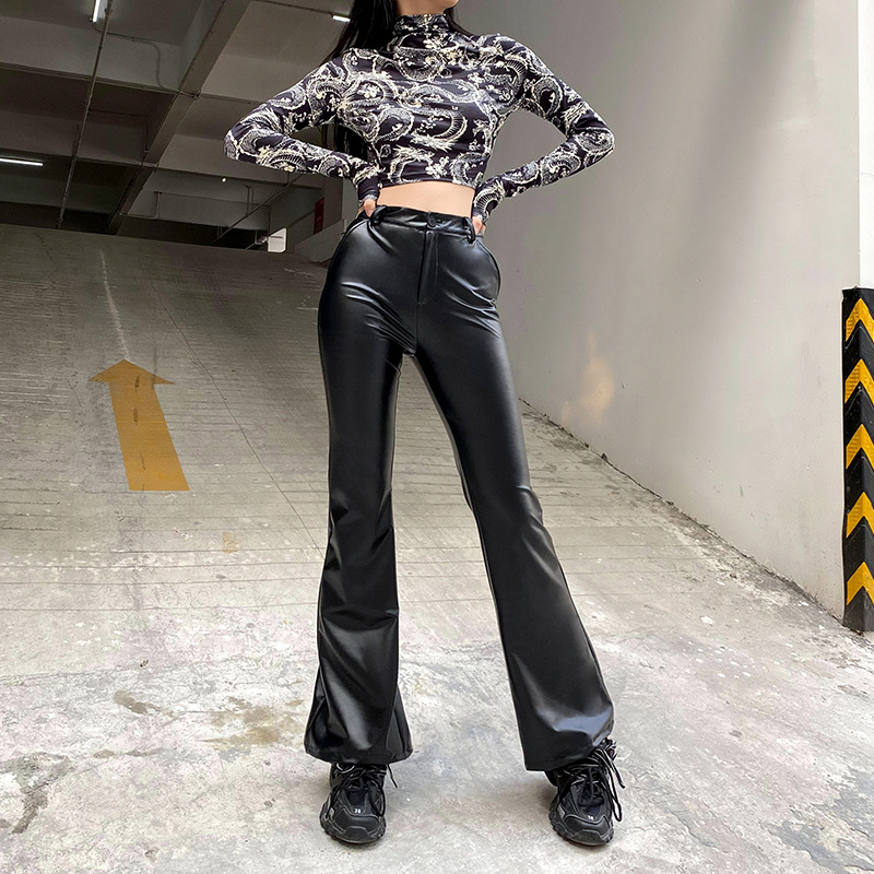 Trendy Leather Pants