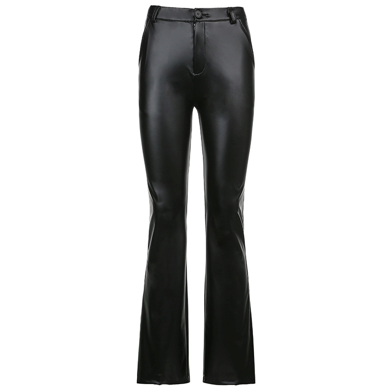 Bootcut Leather Pants