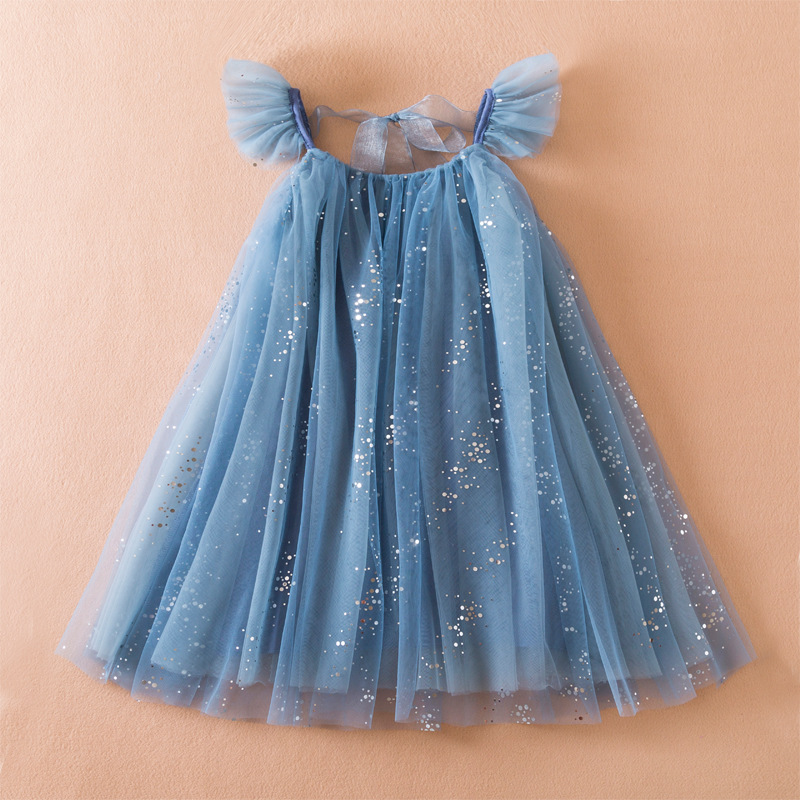 Children's Mesh Tarpaulin Skirt Dress 4