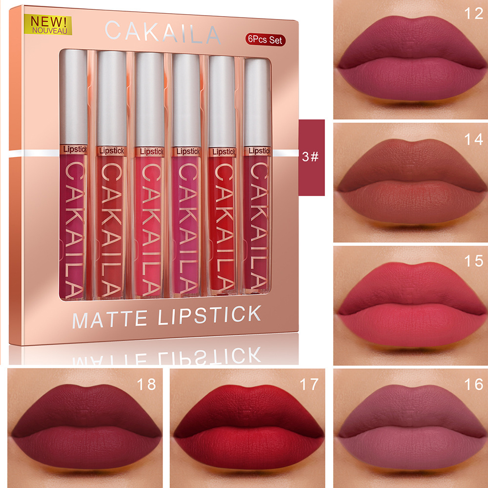 Matte Nonstick Lip Gloss Set Image 3