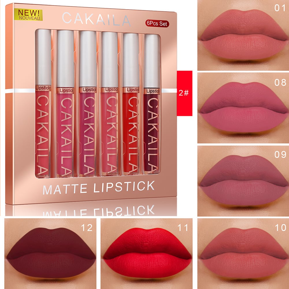 Matte Nonstick Lip Gloss Set Image 6