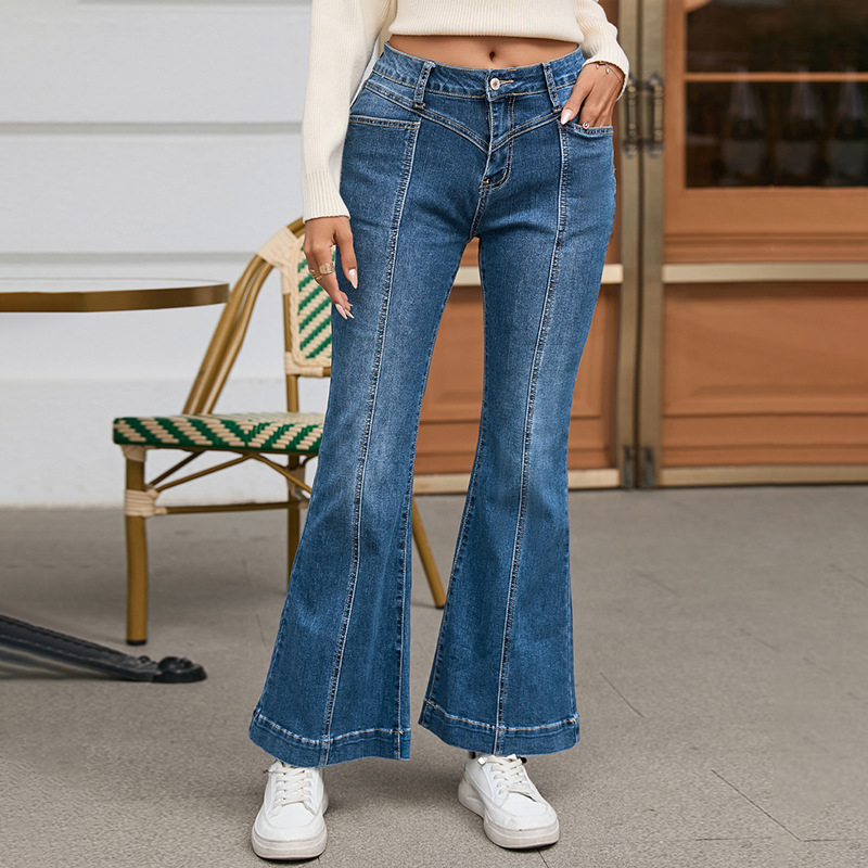 Shiying Casual Style High Waist Flared Pants Image 6
