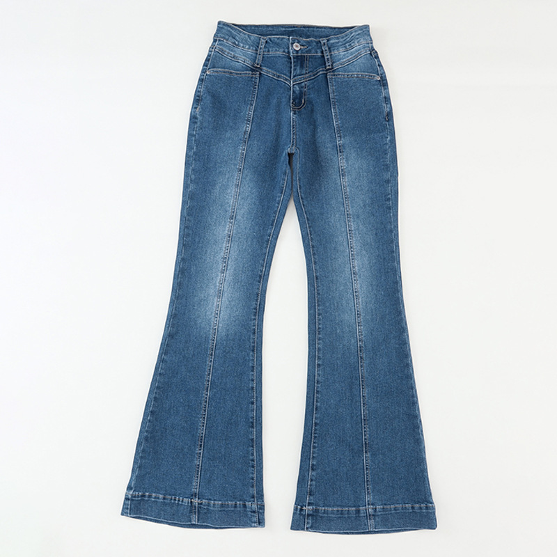 Shiying Casual Style High Waist Flared Pants Image 2