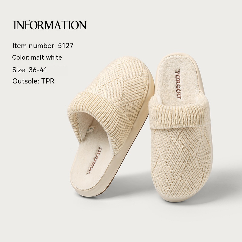 Yuangang Wool Cotton Slippers Image 4