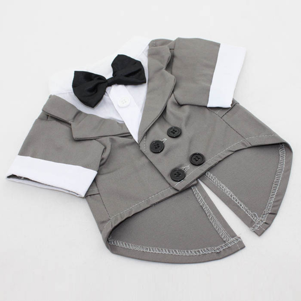 Elegant Puppy Bow Tie Dress
