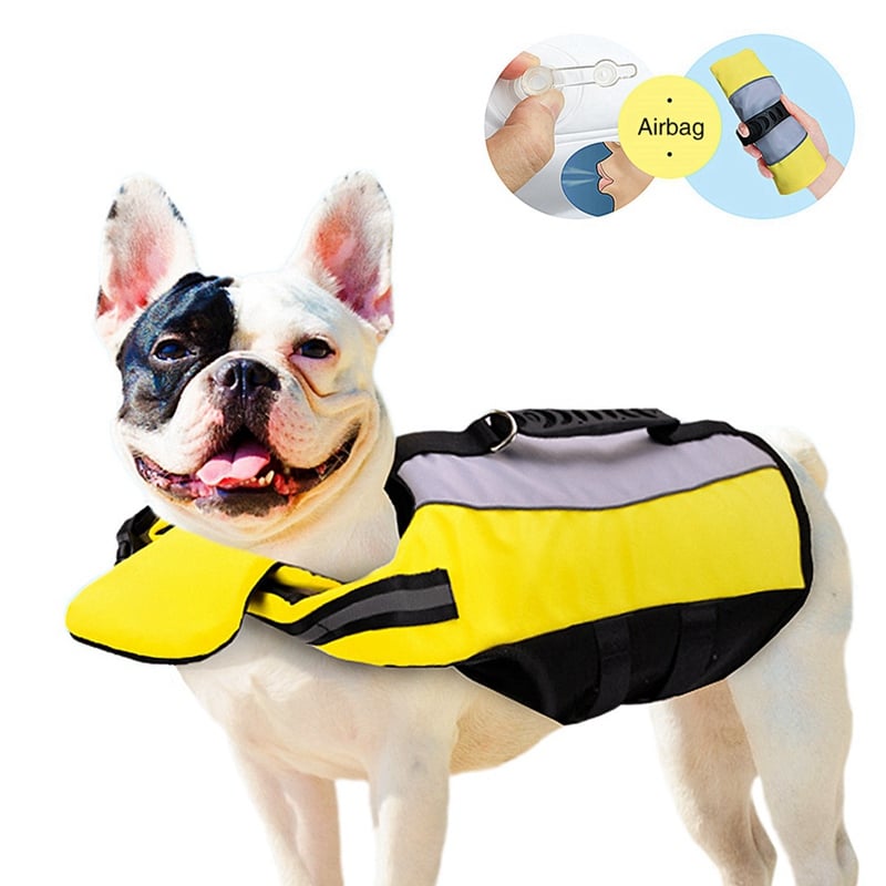 Pet Reflective Airbag Nylon Life Jacket 3