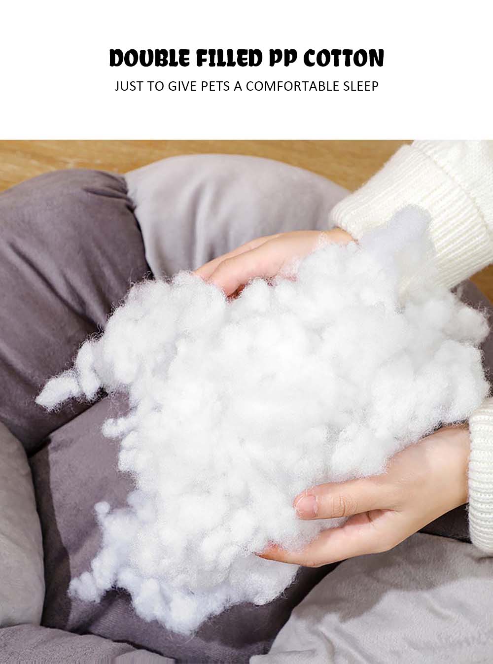 Pet Bed in Brown Plaid