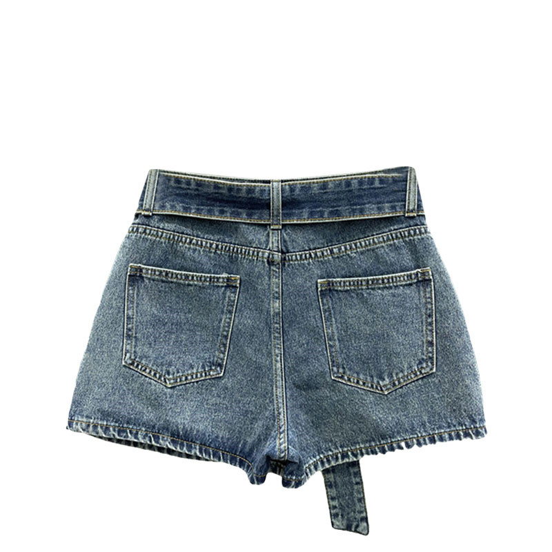 Women's Irregular Vintage Denim Skirt