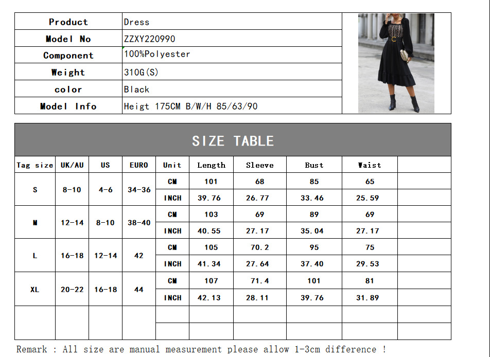 Vestido midi feminino com decote quadrado e cintura marcada - Imagem 1