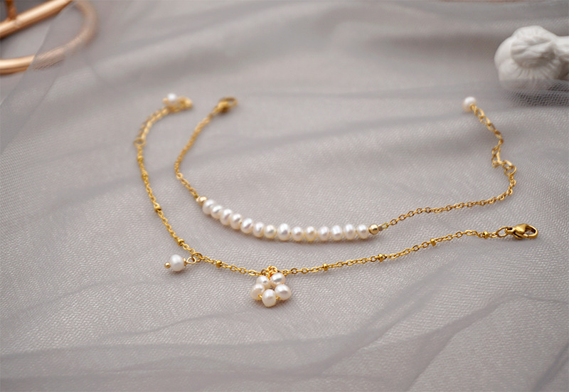 Women's Fashion Freshwater Pearl Bracelet 6