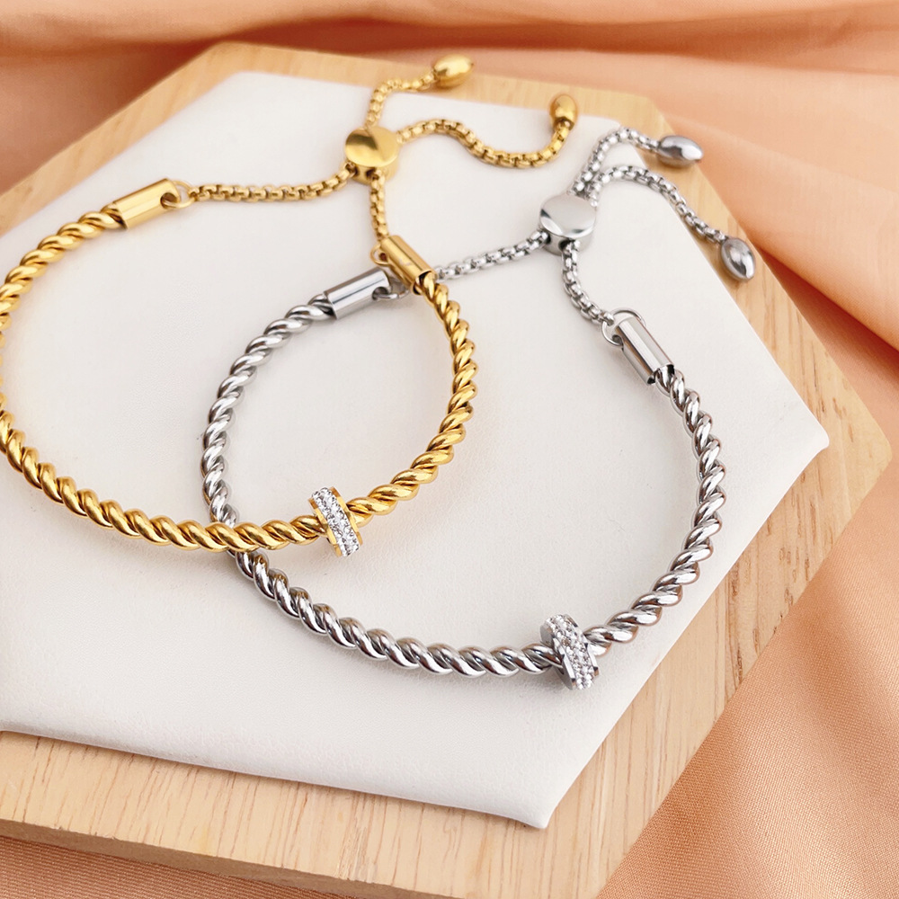Stylish Fried Dough Twists Bracelet