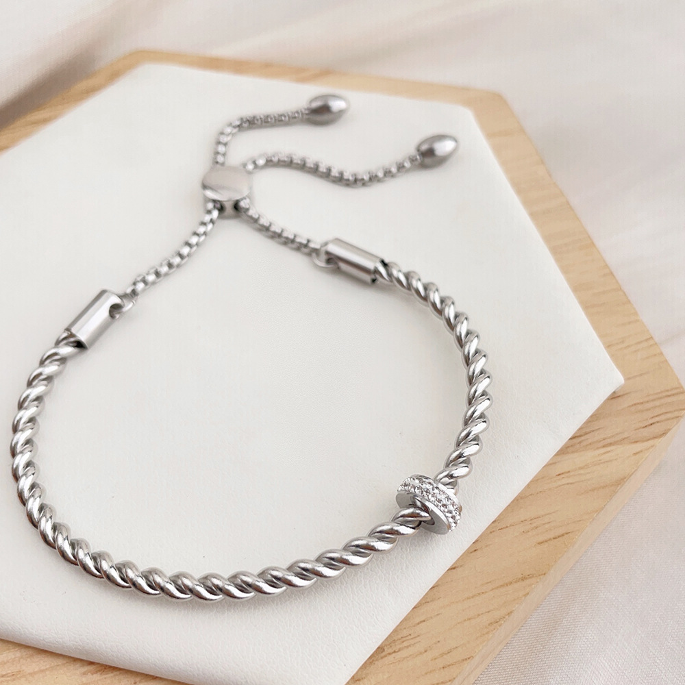 Geometric Fried Dough Twists Bracelet