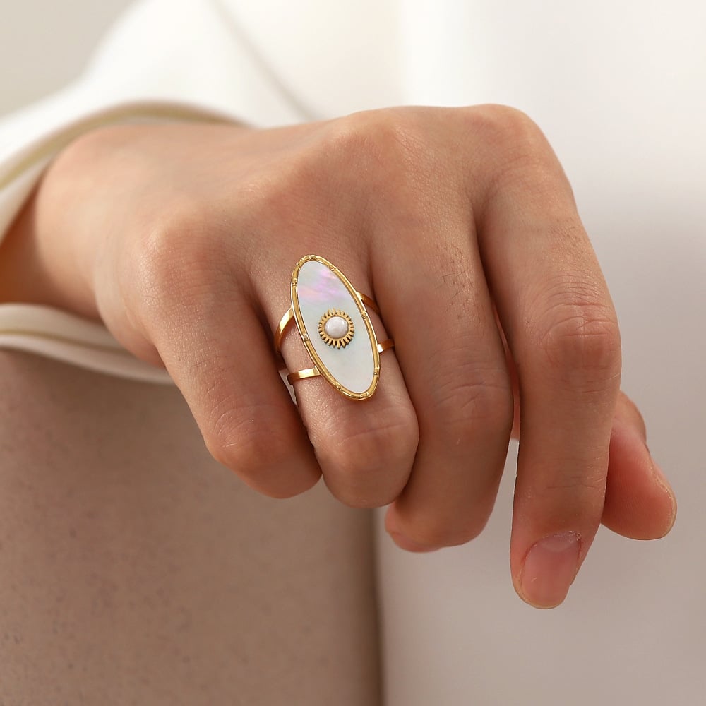 Image de la Bague Fritillaire Design Retro Minority 3