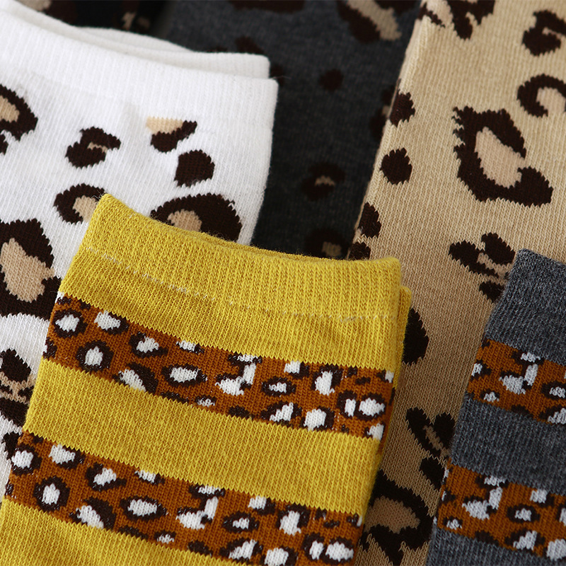 Leopard Print Socks 5