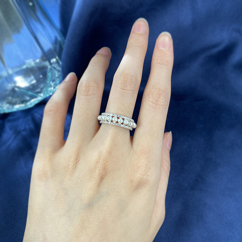 Elegant Pearl Ring 9