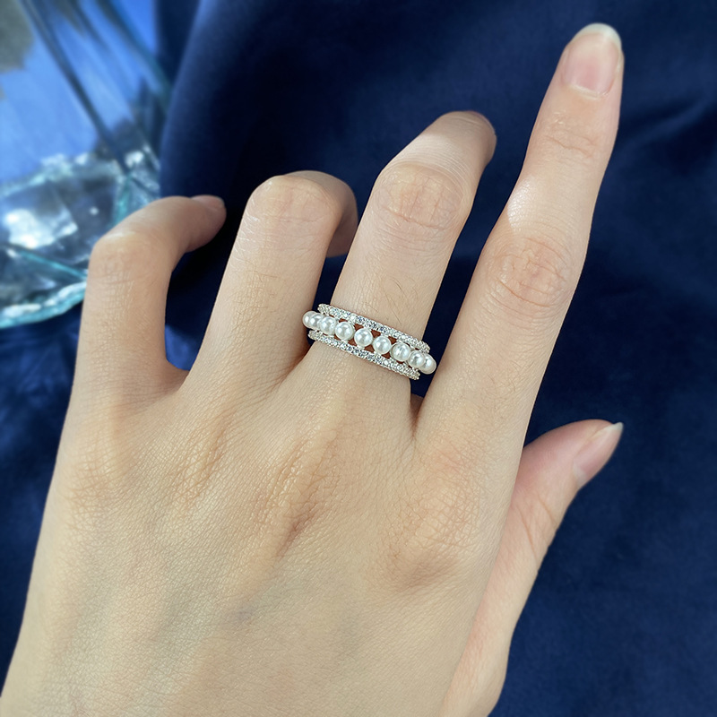 Elegant Pearl Ring 5