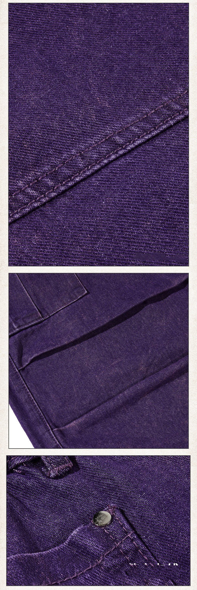 Pocket Pleated Washed Distressed Straight Jeans Image 7