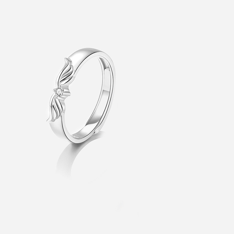 Angel Wings Couple Rings 3