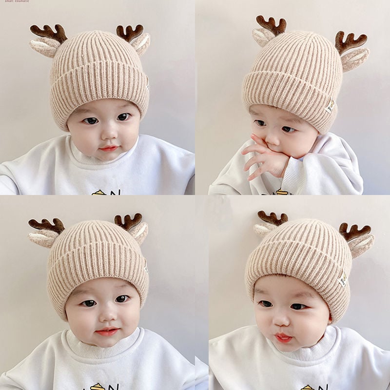 Beige Baby Winter Cap