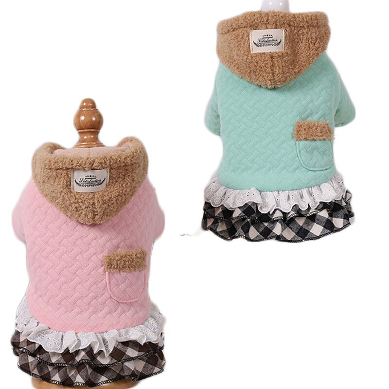 Green skirt with hood